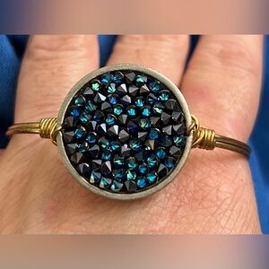 LUCI & DANI Blue Druzy Bangle From Sundance Boutique Catalog